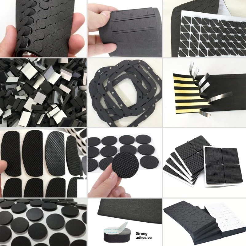 EVA PU Rubber Foam Non-Slip Anti Collision Anti Scratch Self-Adhesive Pads for Furniture and Floor Protect